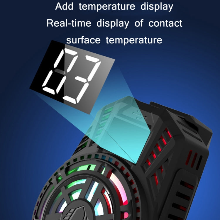 S06 Mobile Phone Semiconductor Refrigeration Silent Radiator(Black) - Cooling Fan Radiator by PMC Jewellery | Online Shopping South Africa | PMC Jewellery