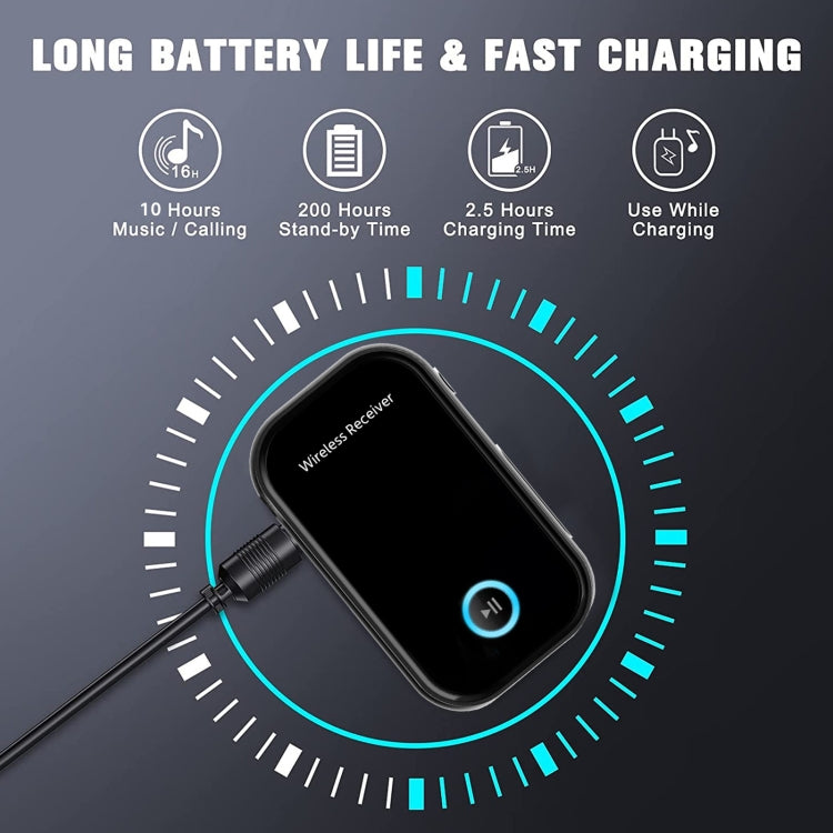 Car Bluetooth 5.0 Audio Receiver 3.5mm Bluetooth Converter - Bluetooth Adapters by PMC TechLife | Online Shopping South Africa | PMC TechLife | Buy Now Pay Later Mobicred