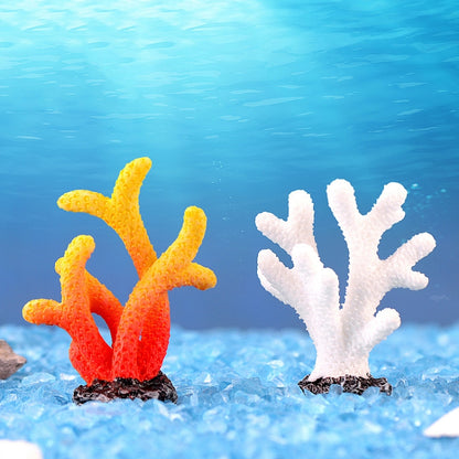 10 PCS Simulation Resin Coral Aquarium Fish Tank Small Ornaments, Colour: No. 7 White - Fish Tank Decoration by PMC Jewellery | Online Shopping South Africa | PMC Jewellery