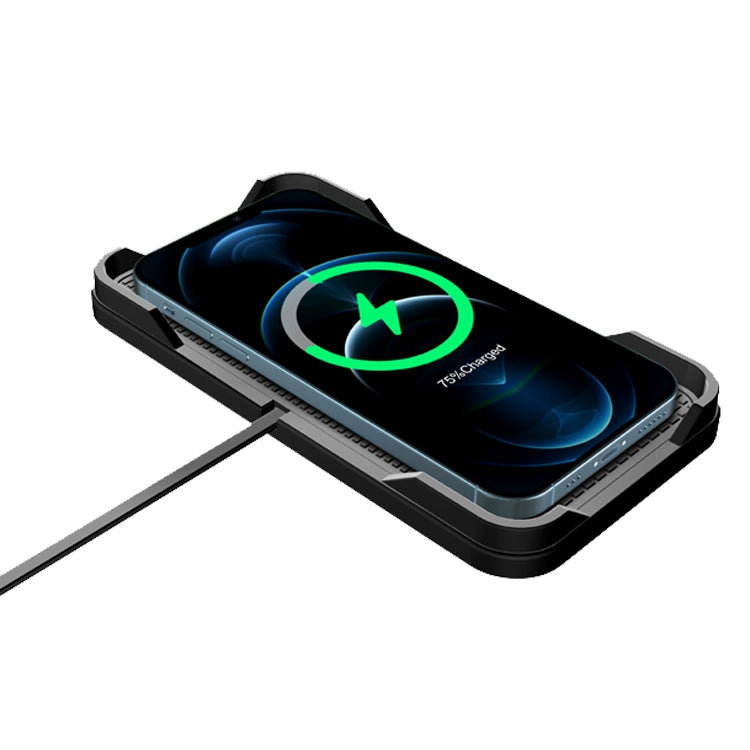 POLMXS C12 Car Anti-Slip Wireless Charger - Wireless Charging Pads by POLMXS | Online Shopping South Africa | PMC Jewellery | Buy Now Pay Later Mobicred