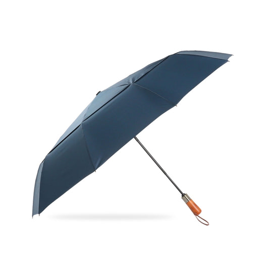 PARACHASE Ten-bone Double-layer Large Windproof Business Automatic Folding Umbrella(Navy) - Umbrellas by PARACHASE | Online Shopping South Africa | PMC Jewellery | Buy Now Pay Later Mobicred