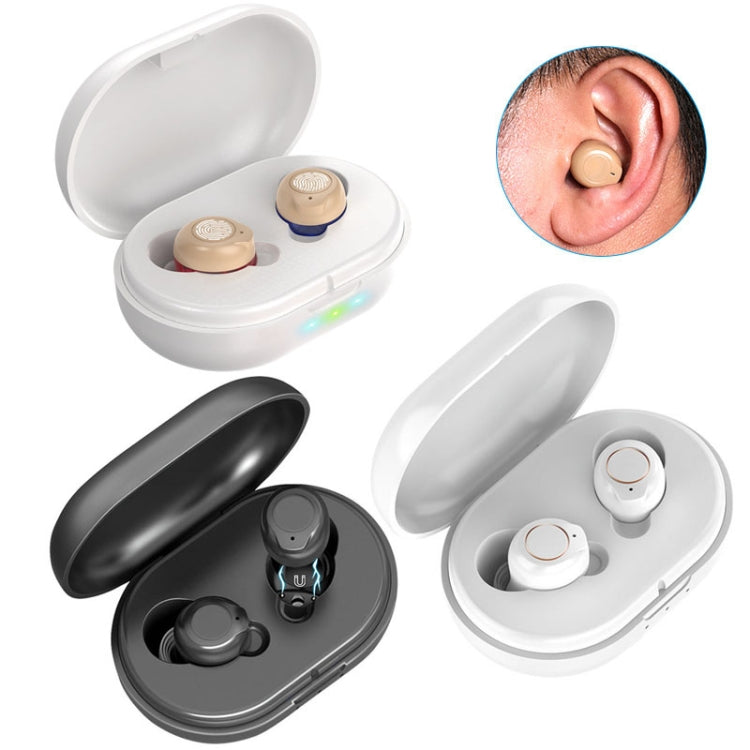 Older Young Sound Amplifier Sound Collector Hearing Aid(White) - Hearing Aids by null | Online Shopping South Africa | PMC Jewellery | Buy Now Pay Later Mobicred