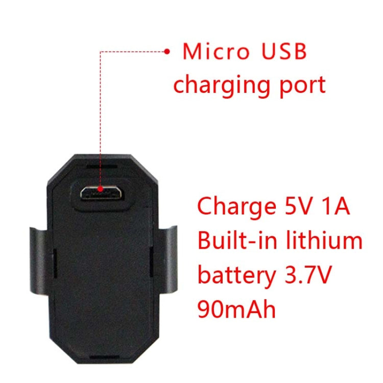 Bicycle Night Ride Warning Light Motorcycle Airplane Light UAV USB Charging Night Light(Black) - Taillights by PMC TechLife | Online Shopping South Africa | PMC TechLife