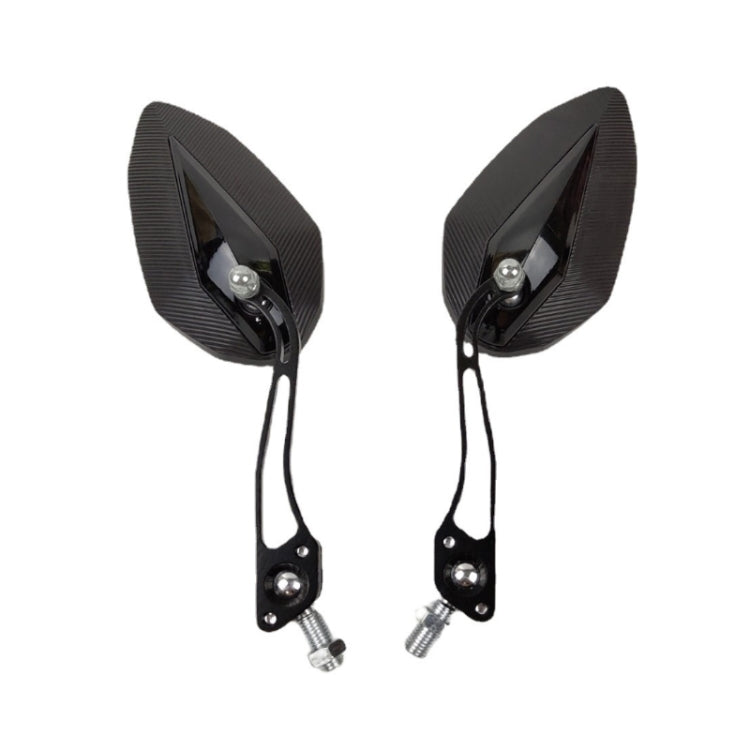Aluminum Alloy Motorcycle Large-view Rearview Mirror Modification(Black) - Side Mirrors by PMC TechLife | Online Shopping South Africa | PMC TechLife | Buy Now Pay Later Mobicred
