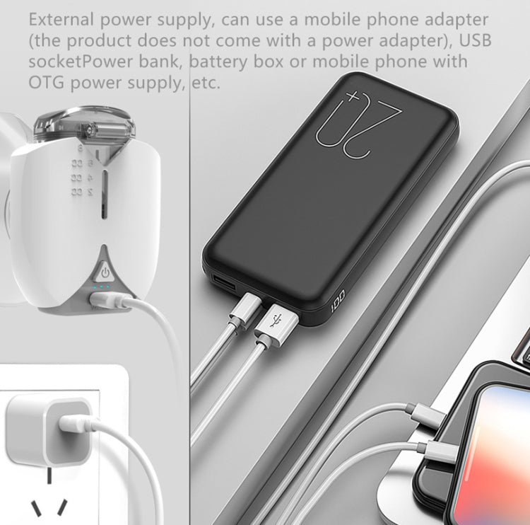 Hands-free Wearable Micro-mesh Nebulizer for Adults and Children ,Style: With EU Plug(Silver White) - free shipping - PMC TechLife - Order now!