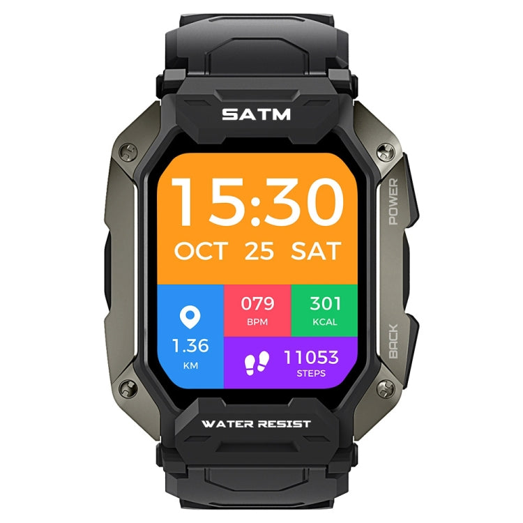 SATM M1 Outdoor Waterproof Bluetooth Smart Watch(Black) - Smart Watches by PMC Jewellery | Online Shopping South Africa | PMC Jewellery | Buy Now Pay Later Mobicred