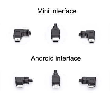 2 PCS USB Car Charge 12V To 5V Navigation Instrument Reduction Line(Android Left Bend) - DIY Modified Charger by PMC Jewellery | Online Shopping South Africa | PMC Jewellery