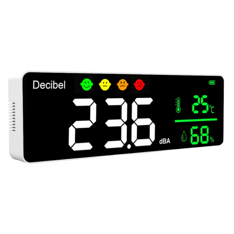 DM1306D Wall-mounted Decibel Meter Temperature & Humidity Detector - Light & Sound Meter by PMC TechLife | Online Shopping South Africa | PMC TechLife | Buy Now Pay Later Mobicred