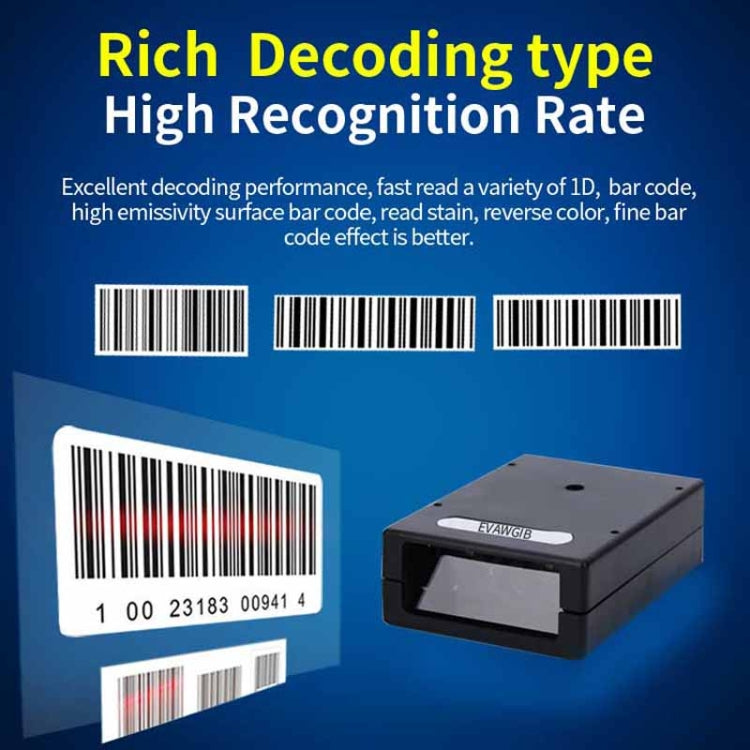 EVAWGIB DL-X821T QR Code Scanning Identification Fixed Module, Interface: USB - Barcode Scanner by EVAWGIB | Online Shopping South Africa | PMC Jewellery | Buy Now Pay Later Mobicred