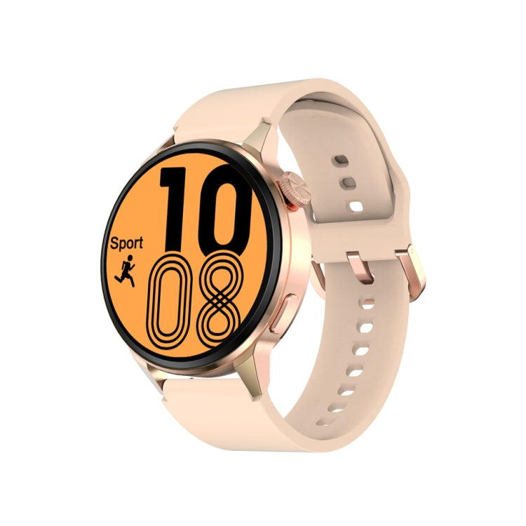 Wearkey DT4+ 1.36 Inch HD Screen Smart Call watch with NFC Function, Color: Gold Silicone - Smart Watches by Wearkey | Online Shopping South Africa | PMC Jewellery | Buy Now Pay Later Mobicred