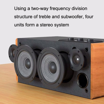 Edifier D12 Wireless Bluetooth Speaker Car Subwoofer Stereo(Wood Grain) -  by Edifier | Online Shopping South Africa | PMC Jewellery