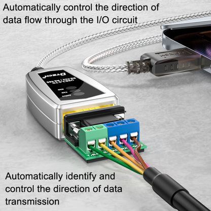 DTECH DT-5119 0.5m USB To RS485/422 Industrial Converter Serial Line Communication Adapter - RS485 / RS232 Series by DTECH | Online Shopping South Africa | PMC Jewellery | Buy Now Pay Later Mobicred