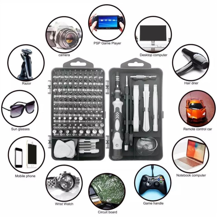 117 In 1 Screwdriver Set Watch Game Console Disassembly Tool - free shipping - PMC TechLife - Order now!
