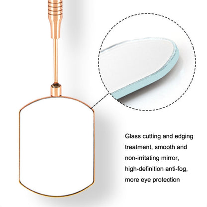 Stainless Steel Rotating Extension Eyelash Inspection Mirror, Style: Square (Rose Gold) - Eyes by PMC Jewellery | Online Shopping South Africa | PMC Jewellery