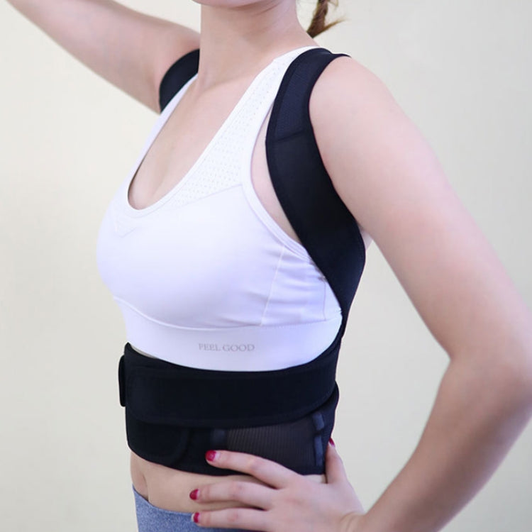 Breathable Anti-hunchback Posture Correction Belt, Specification: S(Black) - Corrector by PMC Jewellery | Online Shopping South Africa | PMC Jewellery