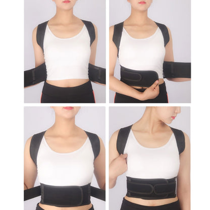 Breathable Anti-hunchback Posture Correction Belt, Specification: XXL(Black) - Corrector by PMC Jewellery | Online Shopping South Africa | PMC Jewellery