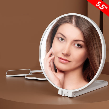 Handheld Small Mirror Portable Folding Mini Pocket Makeup Mirror, Color: 3.5 -inch Round - Mirror by PMC Jewellery | Online Shopping South Africa | PMC Jewellery