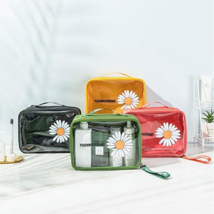 Travel Portable Transparent Large-Capacity Cosmetic Storage Bag, Specification: Large(Mangosteen Black) - Storage Boxes by PMC Jewellery | Online Shopping South Africa | PMC Jewellery