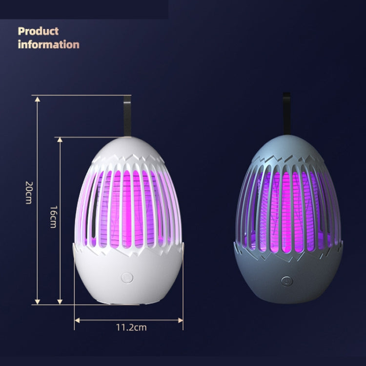 L01 Portable Electric Shock Mosquito Killer Lamp Home Outdoor Photocatalyst Fly Killer(Gray) - Repellents by PMC Jewellery | Online Shopping South Africa | PMC Jewellery