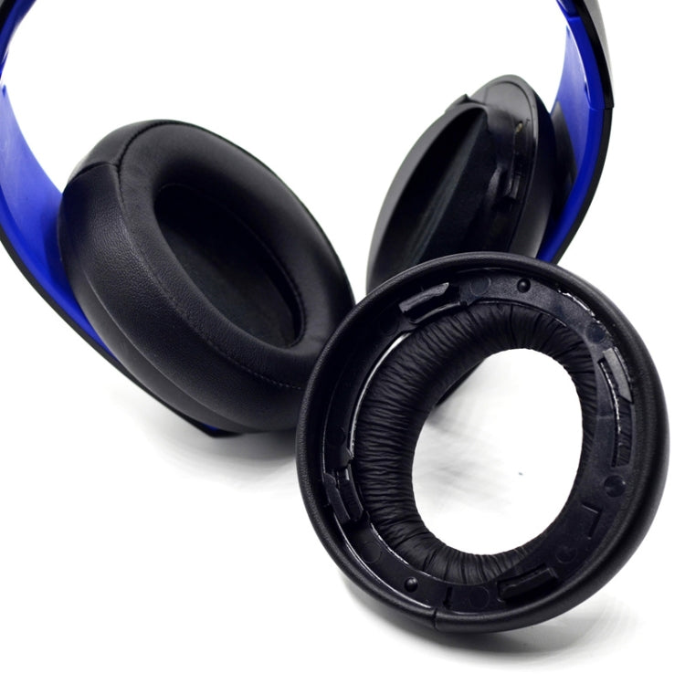 2 PCS Headphone Sponge Cover for SONY PS3 PS4 7.1 Gold,Style: Lamb Leather Earpads - Earmuff & Pad by PMC TechLife | Online Shopping South Africa | PMC TechLife
