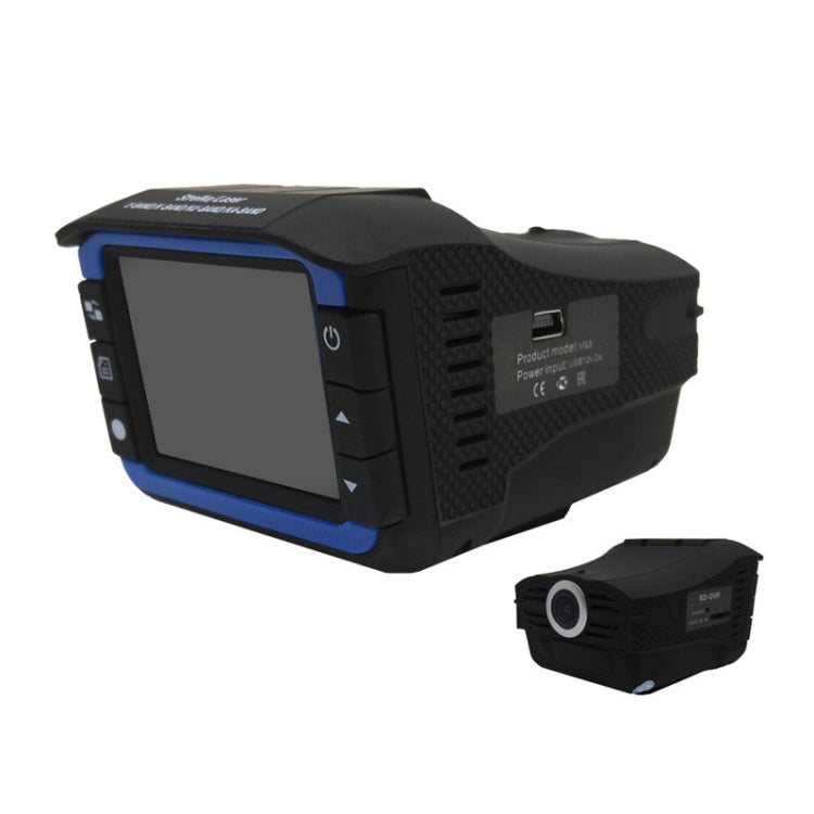 VG3 2 In 1 Electronic Dog Driving Recorder Vehicle Mobile Radar Warning Device - Car DVRs by PMC TechLife | Online Shopping South Africa | PMC TechLife