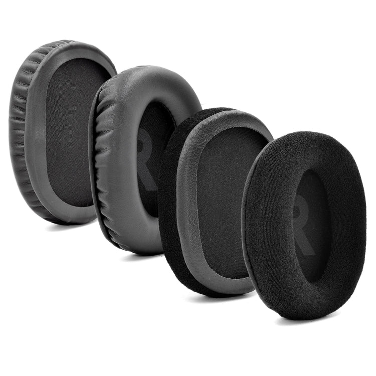 1 Pair Memory Foam Earpads for Logitech Logitech G Pro/G Pro X(Black Protein Leather) - Earmuff & Pad by PMC TechLife | Online Shopping South Africa | PMC TechLife
