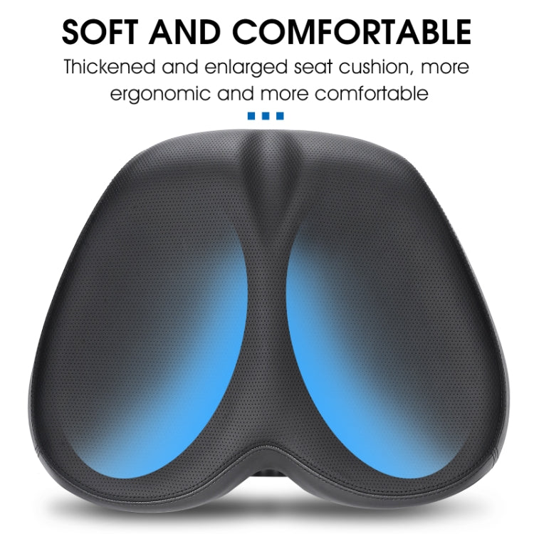 WEST BIKING Bicycle Widened And Comfortable Shock Absorbing Saddle(Black) - free shipping - PMC TechLife - Order now!