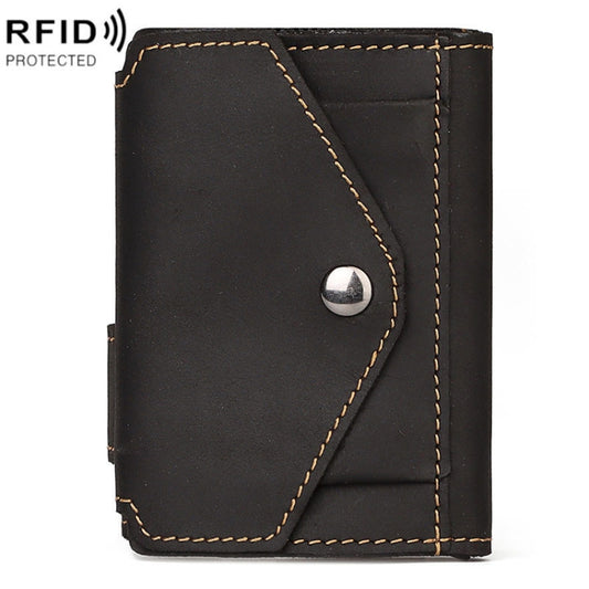 HUMERPAUL BP906 Credit Card Cover RFID Anti-Theft Brush Card Bag(Black) - Antimagnetic RFID Package by HUMERPAUL | Online Shopping South Africa | PMC Jewellery | Buy Now Pay Later Mobicred