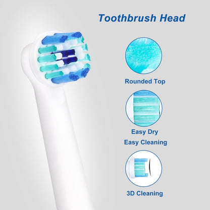 2 PCS For Oral-B Full Range of Electric Toothbrush Replacement Heads(Daily Cleaning) - Replacement Brush Heads by PMC Jewellery | Online Shopping South Africa | PMC Jewellery