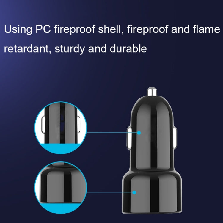 IBD321-Q3 Universal Fireproof Mobile Phone Car Charger, Model: 4.8A+24W - Car Charger by PMC TechLife | Online Shopping South Africa | PMC TechLife