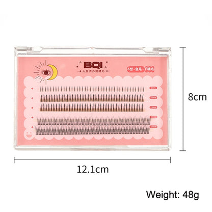 BQI B7229 Lightweight Natural Curling Three-dimensional Slim False Eyelashes, Style: Type A+Fishtail (120PCS) - Eyes by BQI | Online Shopping South Africa | PMC Jewellery | Buy Now Pay Later Mobicred