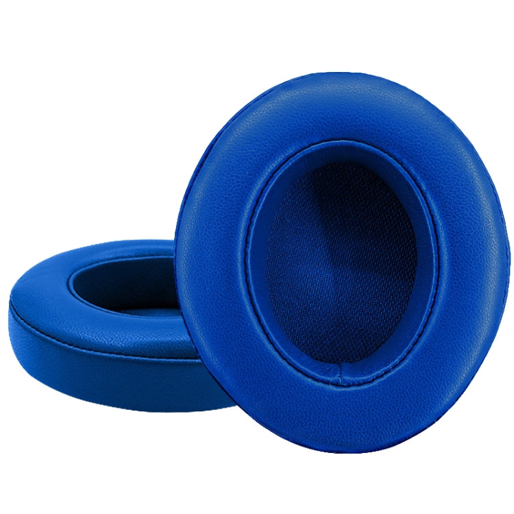 2 PCS Leather Soft Breathable Headphone Cover For Beats Studio 2/3, Color: Sheepskin Blue - Earmuff & Pad by PMC TechLife | Online Shopping South Africa | PMC TechLife