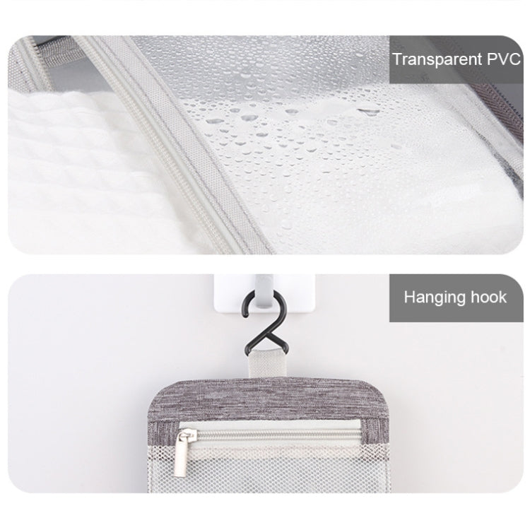 RH261 Foldable Travel Dry and Wet Separation Washing Bag(Grey) - Storage Boxes by PMC Jewellery | Online Shopping South Africa | PMC Jewellery