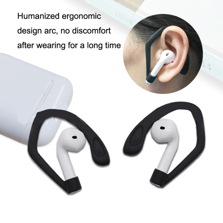 50PCS EG40 For Apple Airpods Pro Sports Wireless Bluetooth Earphone Silicone Non-slip Ear Hook(White) - Anti-lost & Holder by PMC Jewellery | Online Shopping South Africa | PMC Jewellery