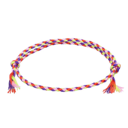 10pcs /Pack 1010-89 Four-strand Colorful Braided Rope Adjustable Bracelet(31) - Bracelets by PMC Jewellery | Online Shopping South Africa | PMC Jewellery | Buy Now Pay Later Mobicred