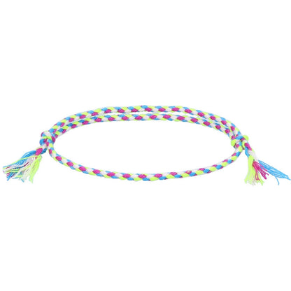 10pcs /Pack 1010-89 Four-strand Colorful Braided Rope Adjustable Bracelet(9) - Bracelets by PMC Jewellery | Online Shopping South Africa | PMC Jewellery | Buy Now Pay Later Mobicred