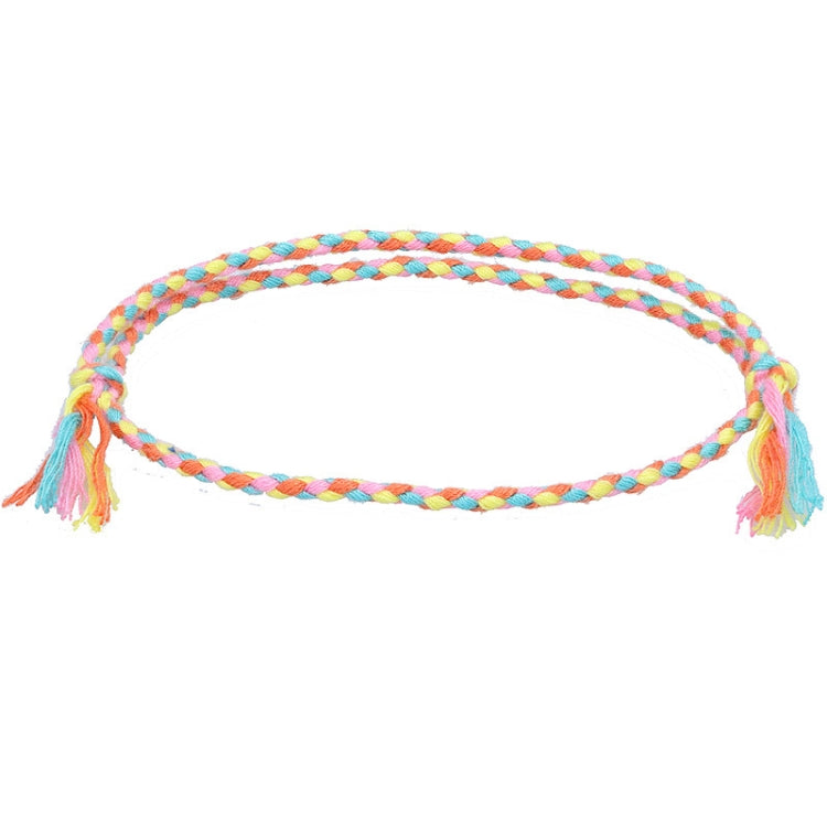 10pcs /Pack 1010-89 Four-strand Colorful Braided Rope Adjustable Bracelet(15) - Bracelets by PMC Jewellery | Online Shopping South Africa | PMC Jewellery | Buy Now Pay Later Mobicred