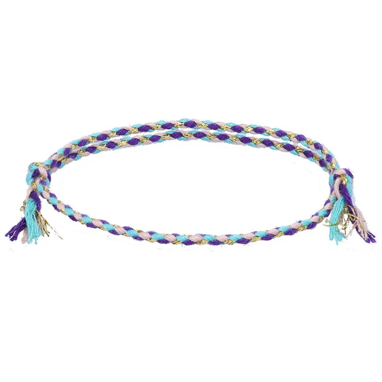 10pcs /Pack 1010-89 Four-strand Colorful Braided Rope Adjustable Bracelet(17) - Bracelets by PMC Jewellery | Online Shopping South Africa | PMC Jewellery | Buy Now Pay Later Mobicred