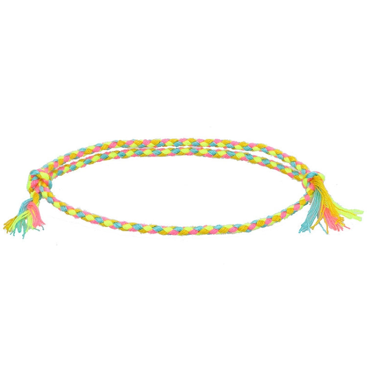 10pcs /Pack 1010-89 Four-strand Colorful Braided Rope Adjustable Bracelet(26) - Bracelets by PMC Jewellery | Online Shopping South Africa | PMC Jewellery | Buy Now Pay Later Mobicred