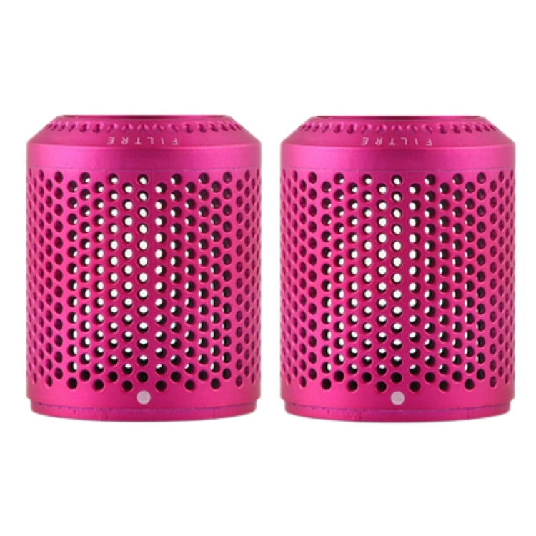 2 PCS Outer Cover Dust Filter for Dyson Hair Dryer HD01/HD03/HD08(Rose Red) - Dyson Accessories by PMC Jewellery | Online Shopping South Africa | PMC Jewellery