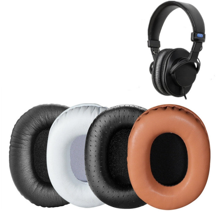 2 PCS Headset Sponge Earmuffs For SONY MDR-7506 / V6 / 900ST, Color: Black White Net - Earmuff & Pad by PMC TechLife | Online Shopping South Africa | PMC TechLife