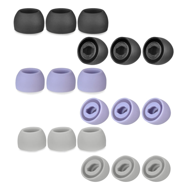 6 PCS Silicone Earplugs For TWS Samsung Galaxy Buds Pro(Small Gray) - Anti-dust & Ear Caps by PMC TechLife | Online Shopping South Africa | PMC TechLife
