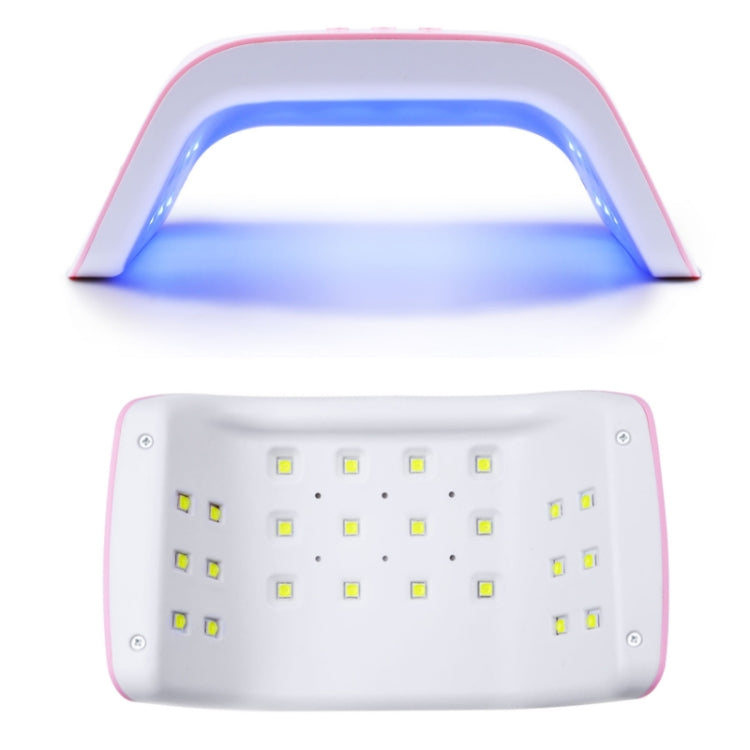 9S Pro 120W Dual Light Source Phototherapy Machine Smart Nail Lamp(Pink) - Nail Dryers by PMC Jewellery | Online Shopping South Africa | PMC Jewellery | Buy Now Pay Later Mobicred