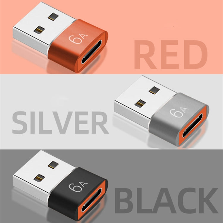 10 PCS HOWJIM HJ003 Type-C To USB3.0 Adapter Support Charging & Data Cable Transfer(Red) - Type-C Adapter by HOWJIM | Online Shopping South Africa | PMC TechLife | Buy Now Pay Later Mobicred