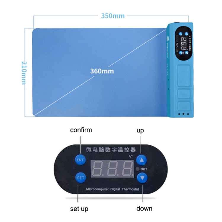 SUNSHINE S-918E LCD Screen Removal Treasure Mobile Phone Repair Heating Pad, US Plug(Blue) - free shipping - PMC TechLife - Order now!