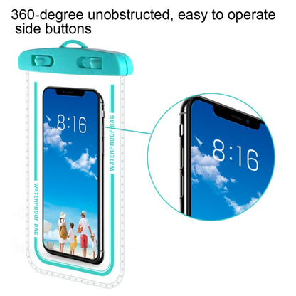 2 PCS Armband Style Transparent Waterproof Cell Phone Case Swimming Cell Phone Bag(Macaron Blue) - Waterproof Bag by PMC Jewellery | Online Shopping South Africa | PMC Jewellery