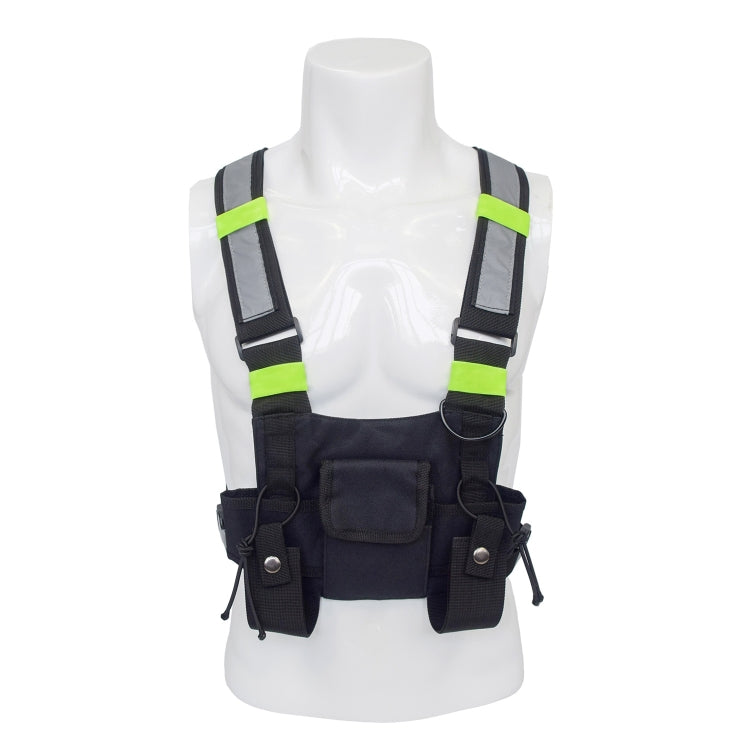 MTP-340 Adjustable Walkie-talkie Call Machine Vest, Size: One Size(Small Black) - Tool bags by PMC Jewellery | Online Shopping South Africa | PMC Jewellery