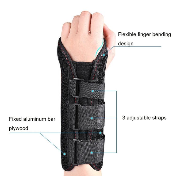 Wrist Plate Support Brace Wrist Joint Fixation Belt(Black) - Corrector by PMC Jewellery | Online Shopping South Africa | PMC Jewellery