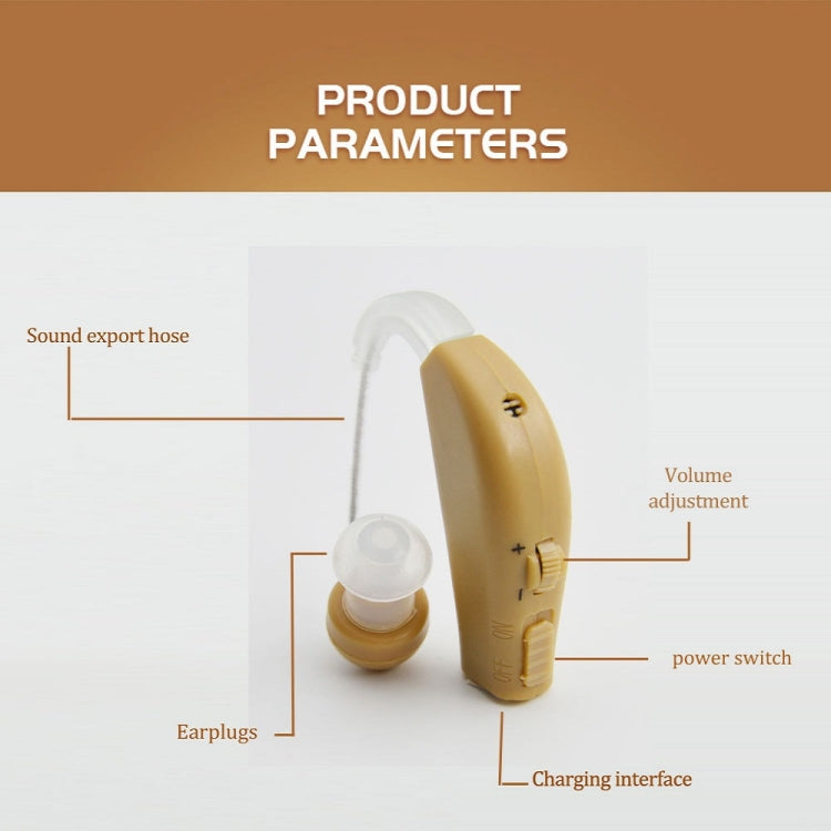 Sound Amplifier Hearing Aid Headphones Sound Collector(US Plug) - Hearing Aids by PMC Jewellery | Online Shopping South Africa | PMC Jewellery