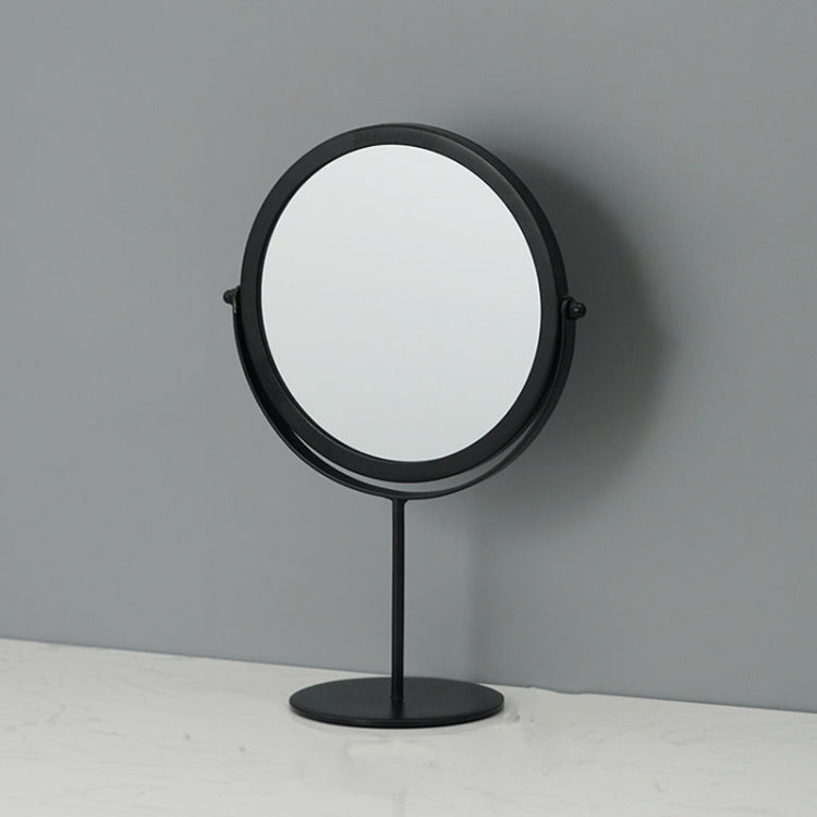 Desktop Makeup Mirror Simple Portable Mirror Rotating Dressing Mirror,Style: Black High Model - Mirror by PMC Jewellery | Online Shopping South Africa | PMC Jewellery